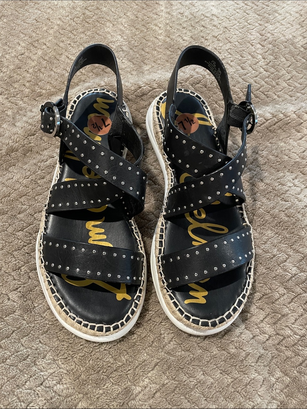 Sam Edelman Studded Espadrille Sandals